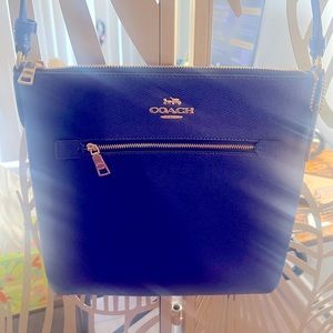 Coach leather cross body purse